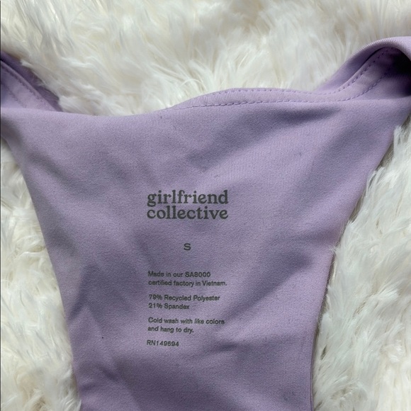 Girlfriend Collective Lavender Sports Bra - Picture 2 of 5